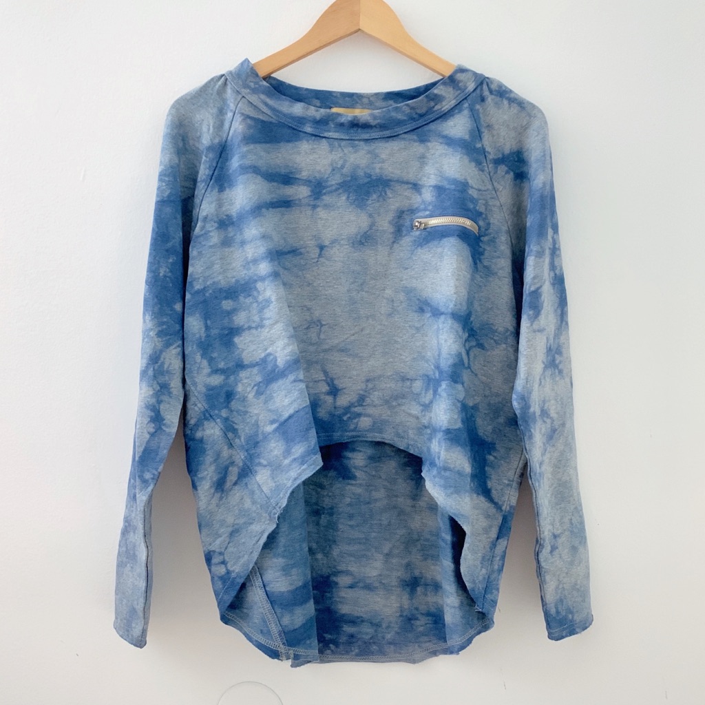 Marbled Pullover Top